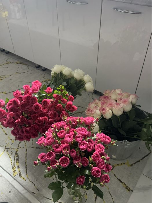 Цветы свежие продам 1 шт 200 тг