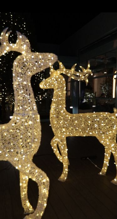 ШИКАРНЫЕ НОВОГОДНИЕ ОЛЕНИ 180 СМ  Декор Который Украсит Ваше Помещение