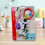 Jucărie bebeluș Sun Baby – Zebră simpatică cu inel de prindere