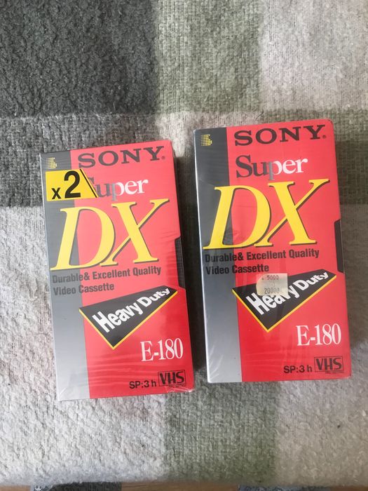 Видеокасети Sony super dx E-180