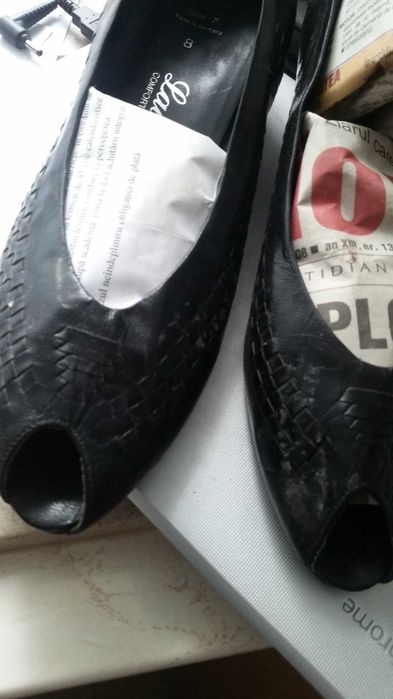 pantofi dama din piele