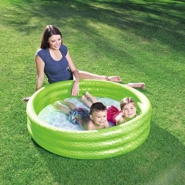 Детски басейн Bestway, надуваем, 102 х 25 см, PVC, неон, за деца