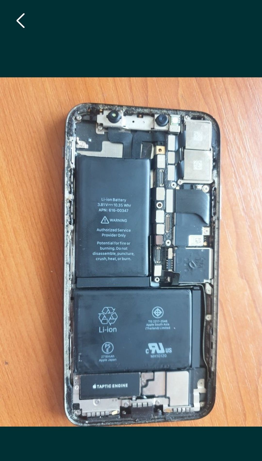 Iphone X dezmembrez