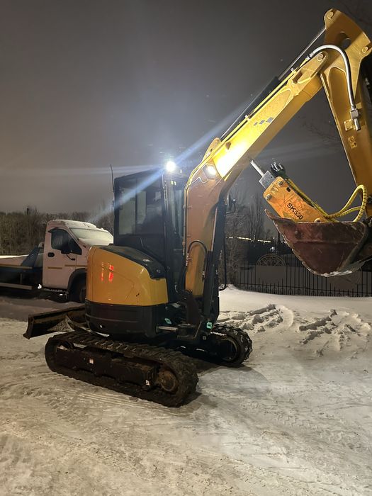 Миниэкскаватор услуга