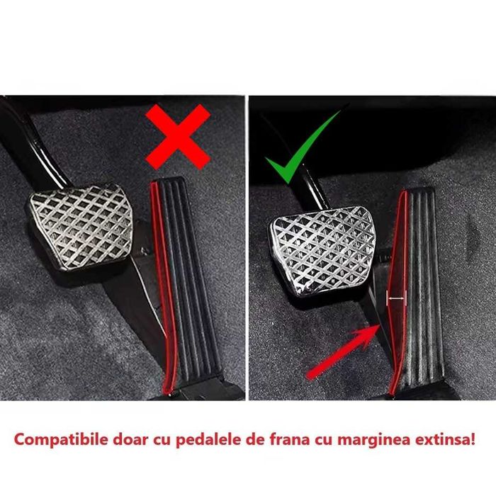 Ornamente Pedale Inox Manual/Automat BMW E90 E91 E92 E93 E36 E46 83 84