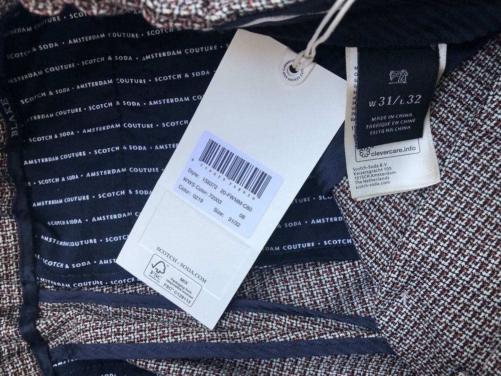 Scotch & Soda Blake Slim Fit Chino ОРИГИНАЛНИ мъжки панталони - 31