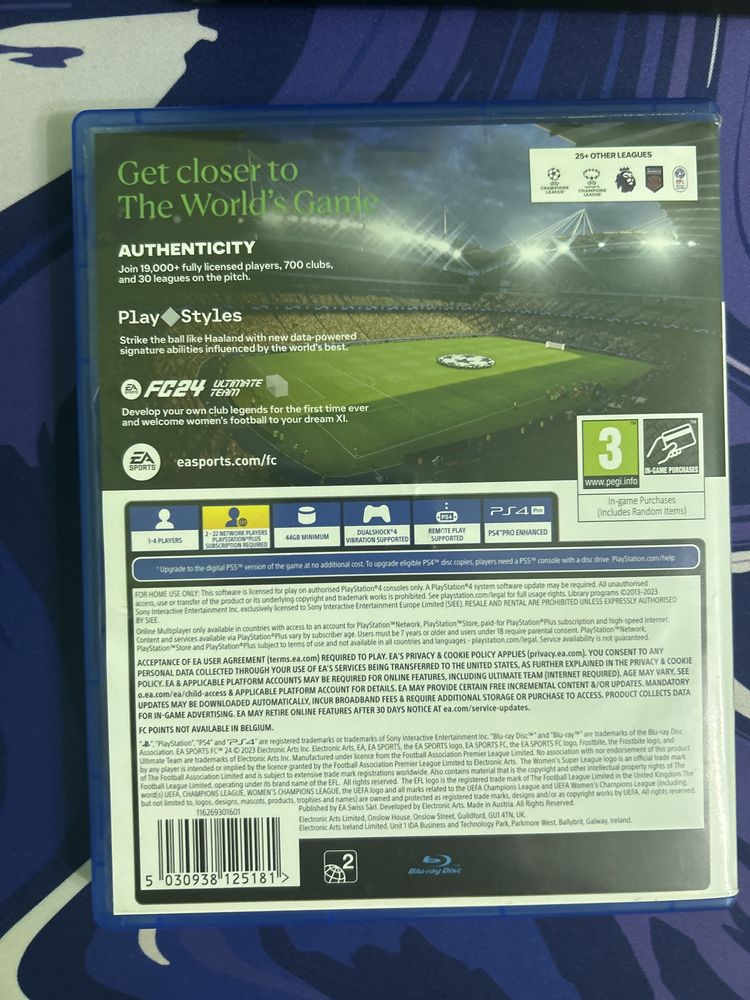 Диск с игрой FC24