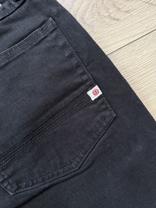Blugi ELEMENT Slim Negru Barbati | Marime 33 x 32 (Talie 82 cm)