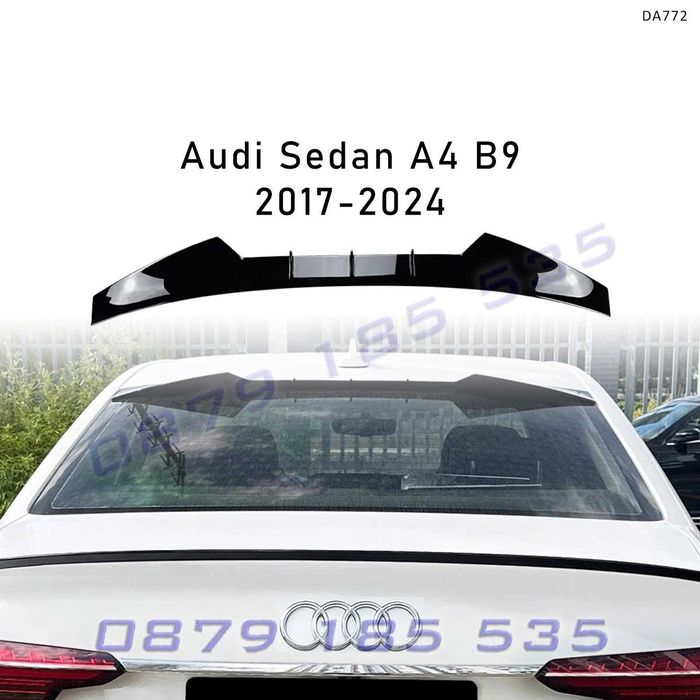 Спойлер задно стъкло Audi A4 S4 B9 2017–2019 заден лип ауди а4 б9