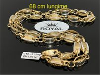 Bijuteria Royal CB : Lant barbatesc aur 14k 21,09 grame