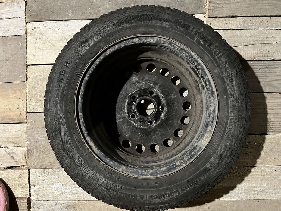 Jante cu Anvelope-iarna-Continental R15