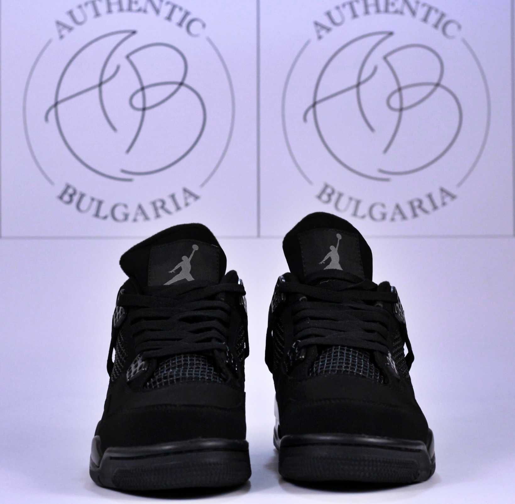 Nike Jordan Retro 4 Military Black, Black Cat, Canyon Purple