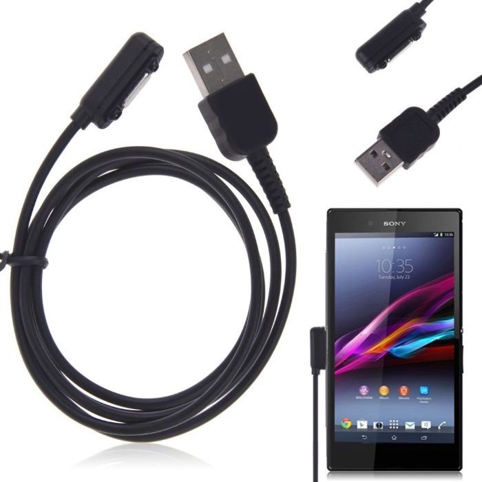 CABLU MAGNETIC incarcare aluminiu SONY Xperia Z3 Z2 Z1 Z Ultra Compact