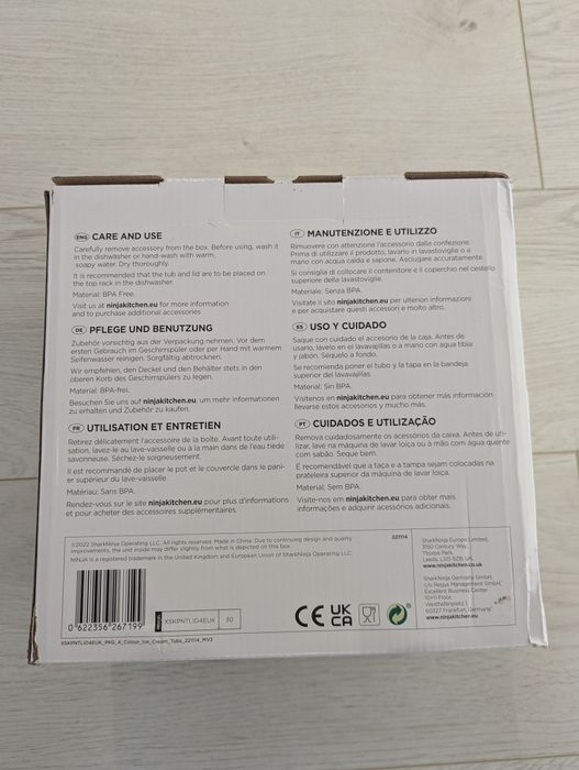Ninja Creami NC300 + Dessert Tubs Lids -Sigilat-