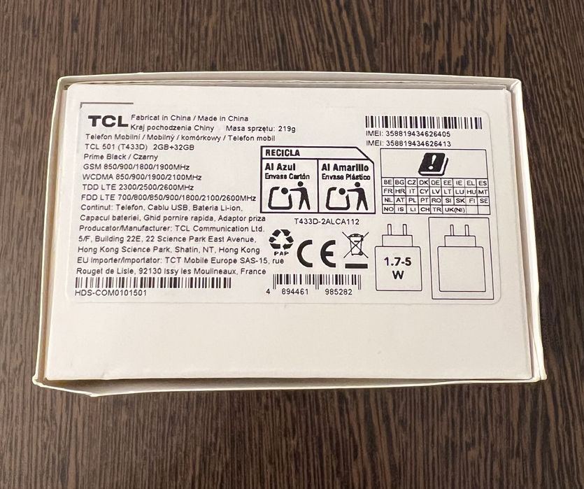 TCL 501 Smartphone