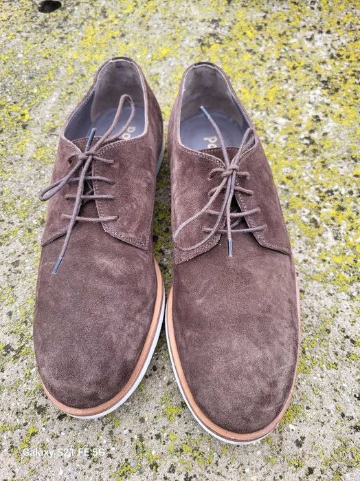 Pantofi piele intoarsa Pollini marimea 44 noi