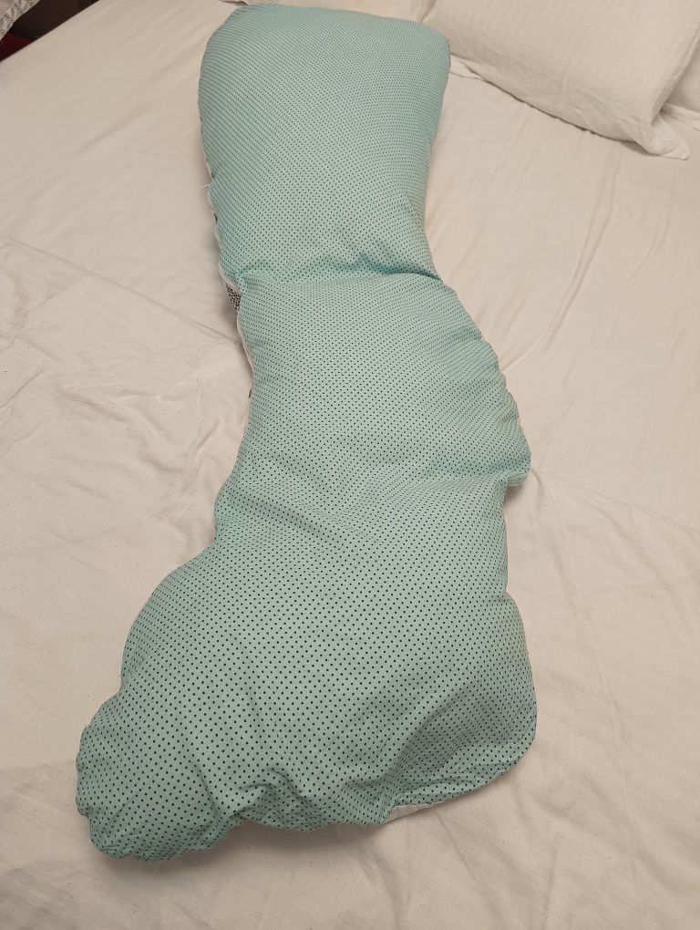 Perna gravida ergonomica Kidizi, husa detasabila, 125x45 cm