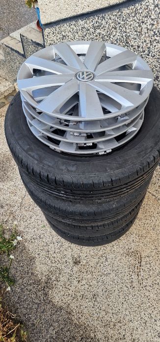 Железни джанти с гуми 5x112 16" VAG VW Passat