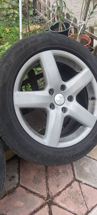 Jante cu cauciucuri de iarna  5x130 R19 touareg q7 porsche cayenne