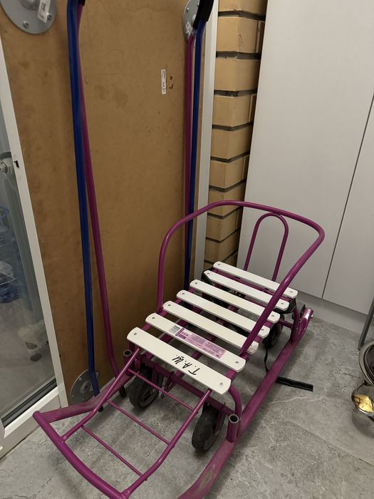 Санки детские с переключением на колеса