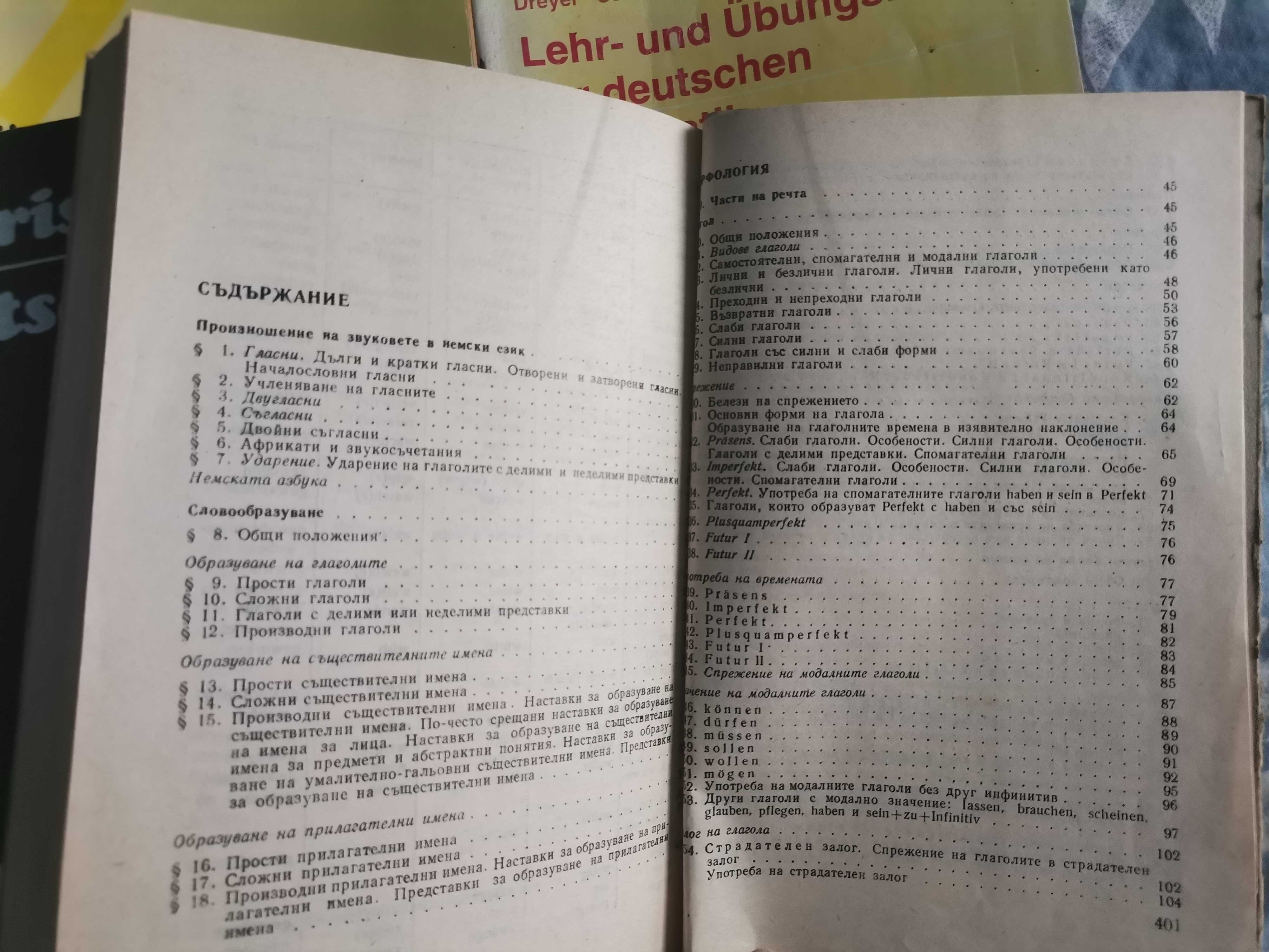 Речник, граматика, помагала немски език