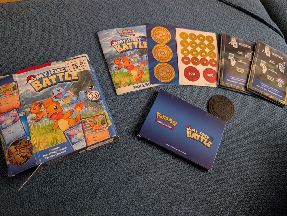 My first battle - pokemon