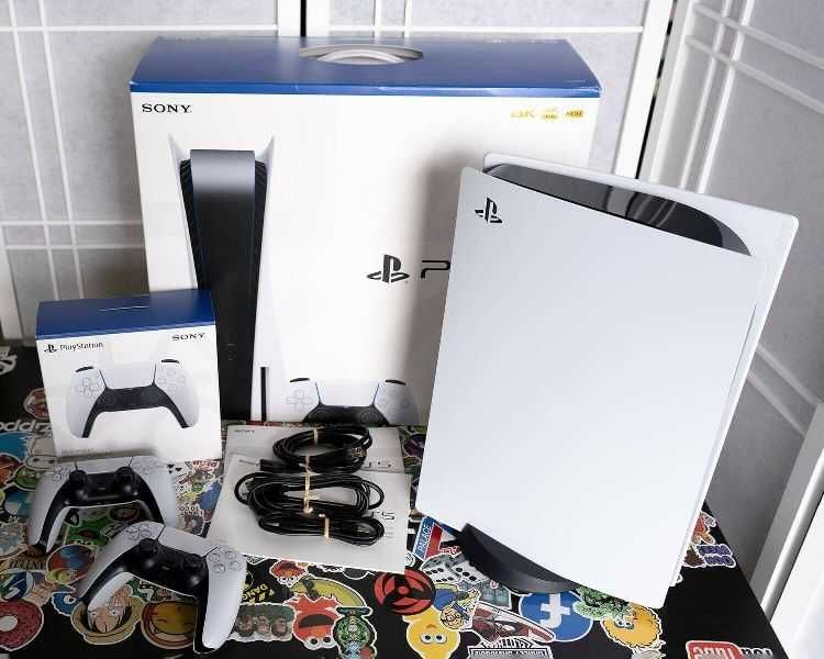 SONY PS5 с дисководом + 2 DualSense \ магазин GAMEtop