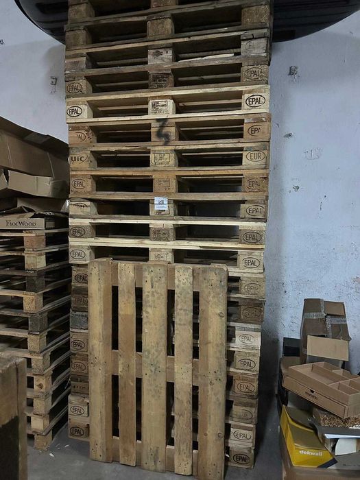 Paleti EURO Albi si Negri Amestecati 23 bucati