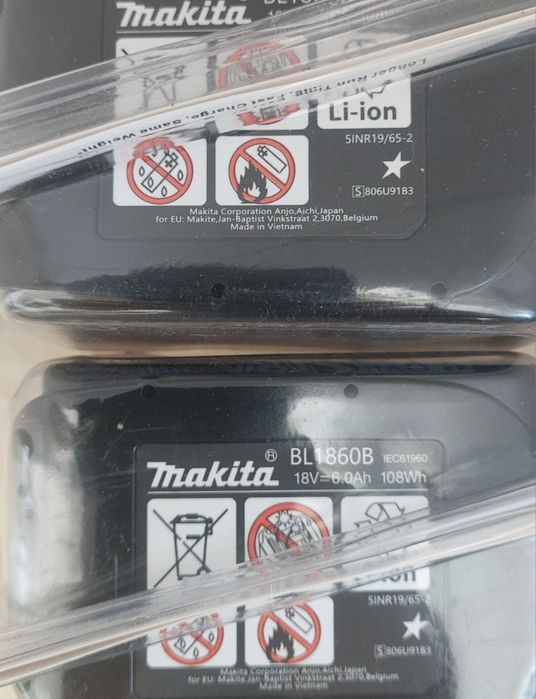 Baterii  Aftermarket Makita Li Ion, 18 , 6 Ah,cu Led indicator rosu
