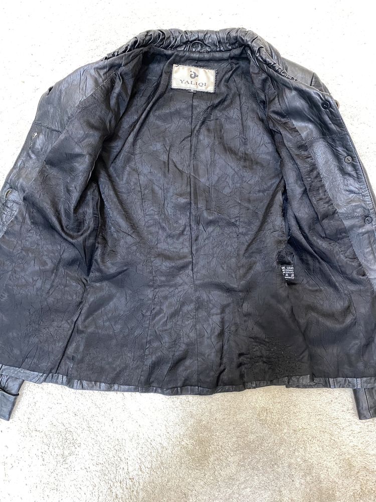 Женская Кожаная Куртка Черная 42-44 размер (М)