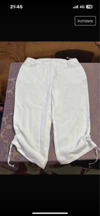 Pantaloni albi comozi