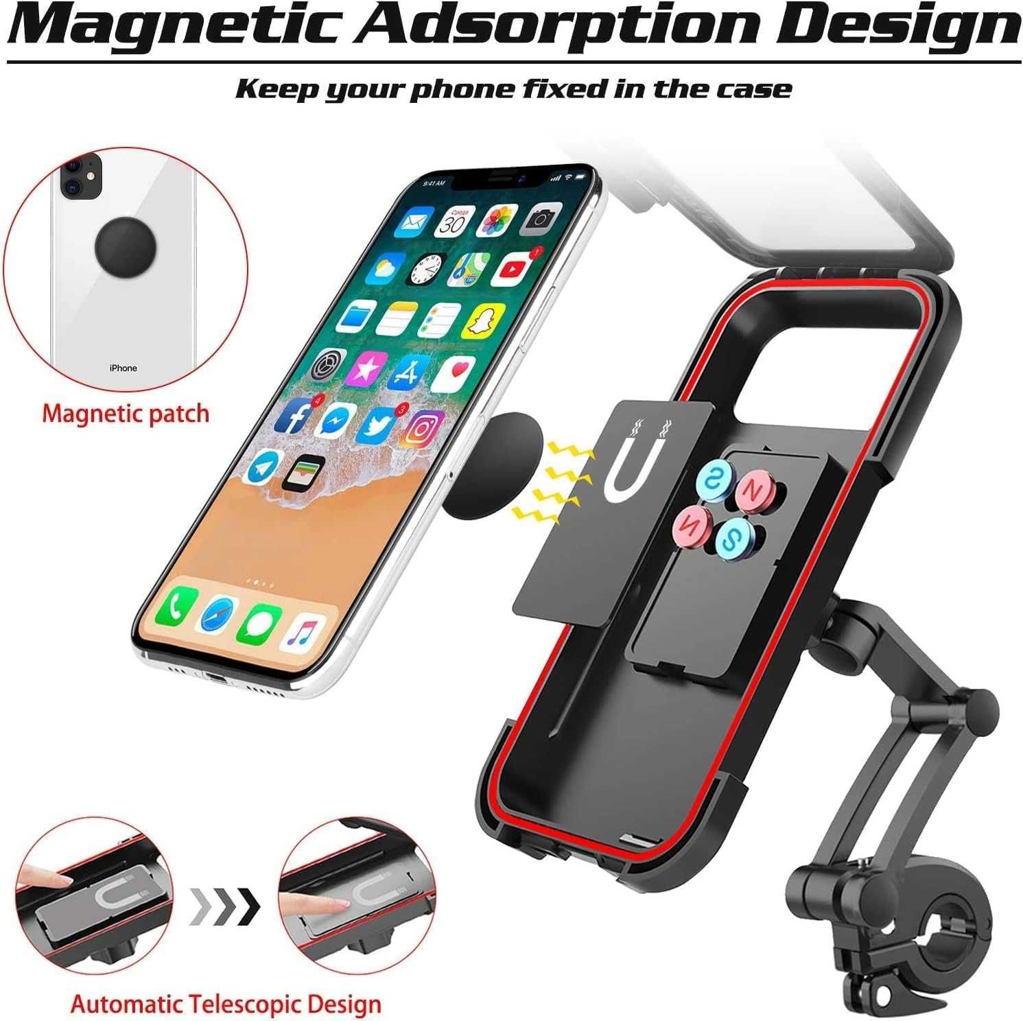 Водоустойчив държач за мобилен телефон Sounce Bike Mount.