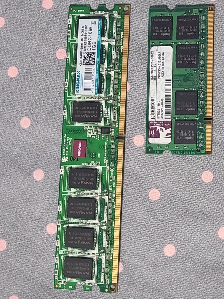Plăcuță Ram DDR2 Kingmax 1GB PC 1066mhz