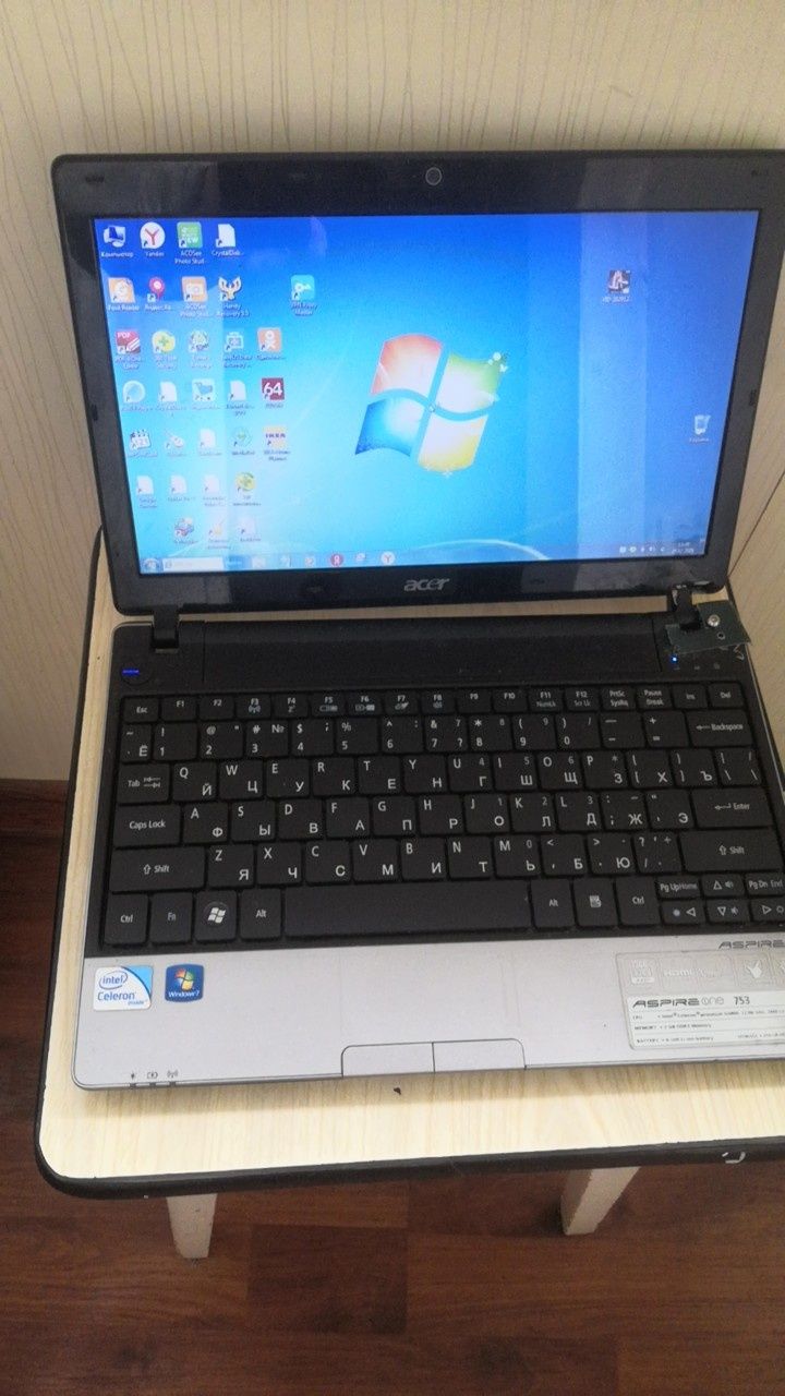 Нетбук acer one 753 ms-2296 2 ядра.