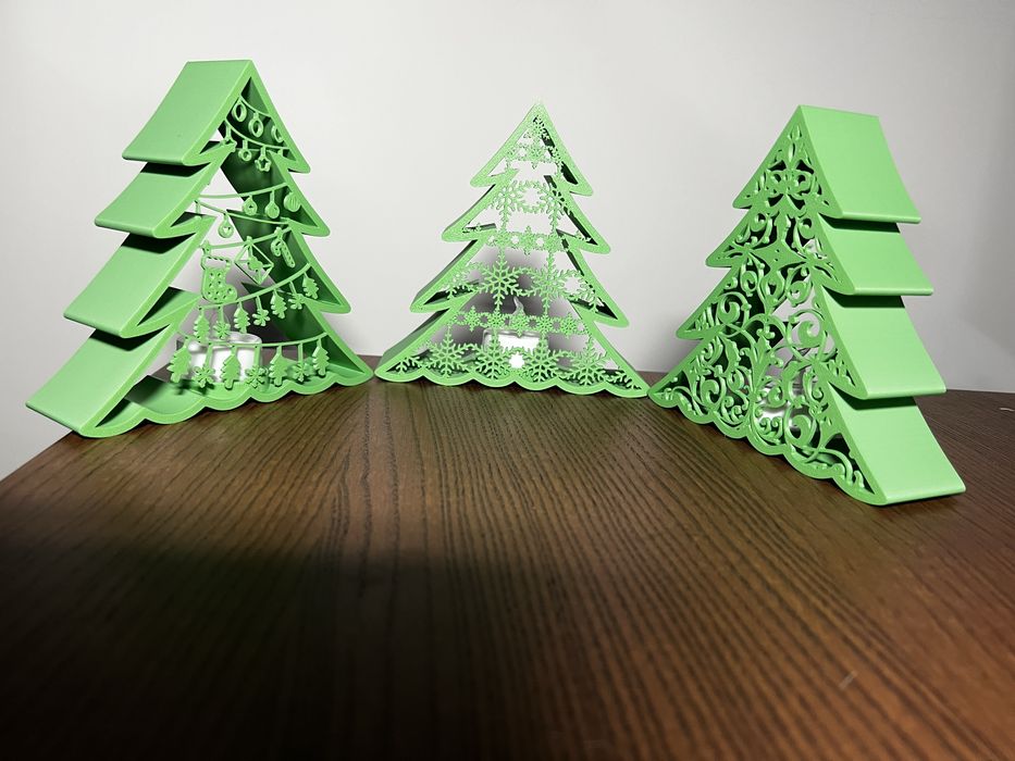 Ornament de Craciun Set Brad Luminat LED