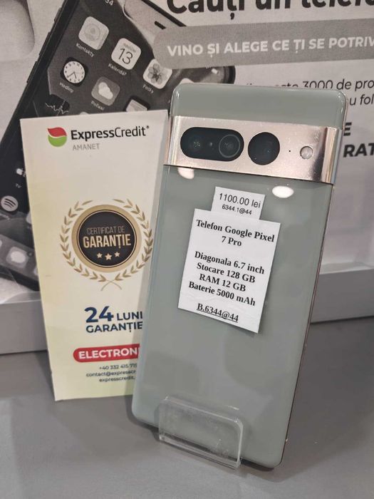 (Ag44 B6344) Google Pixel 7 Pro - Garantie 2 ani!