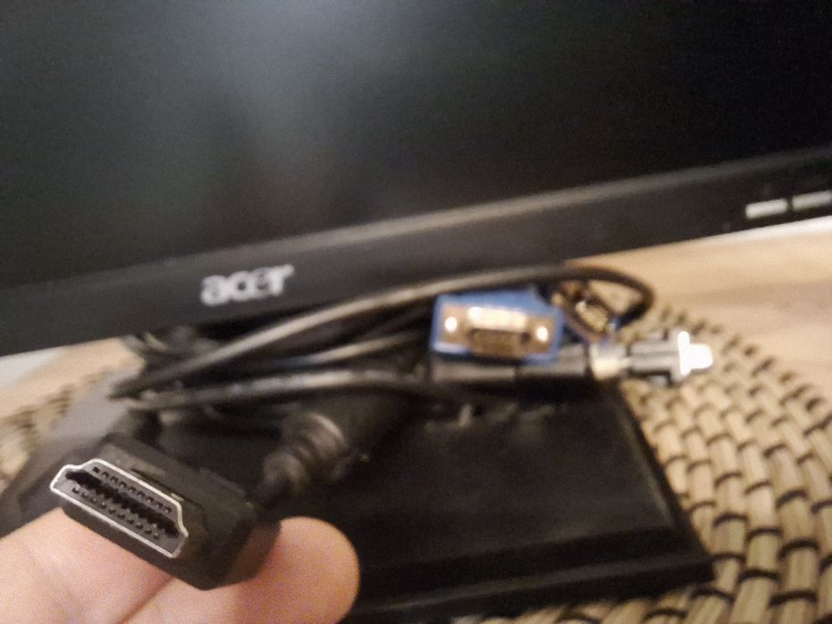 Monitor Acer V203W, Wide, negru, 20"