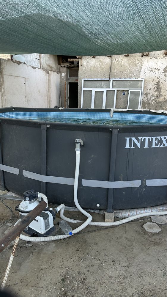 Басен intex сотилад 22 тонна сув олади.basen sotiladi