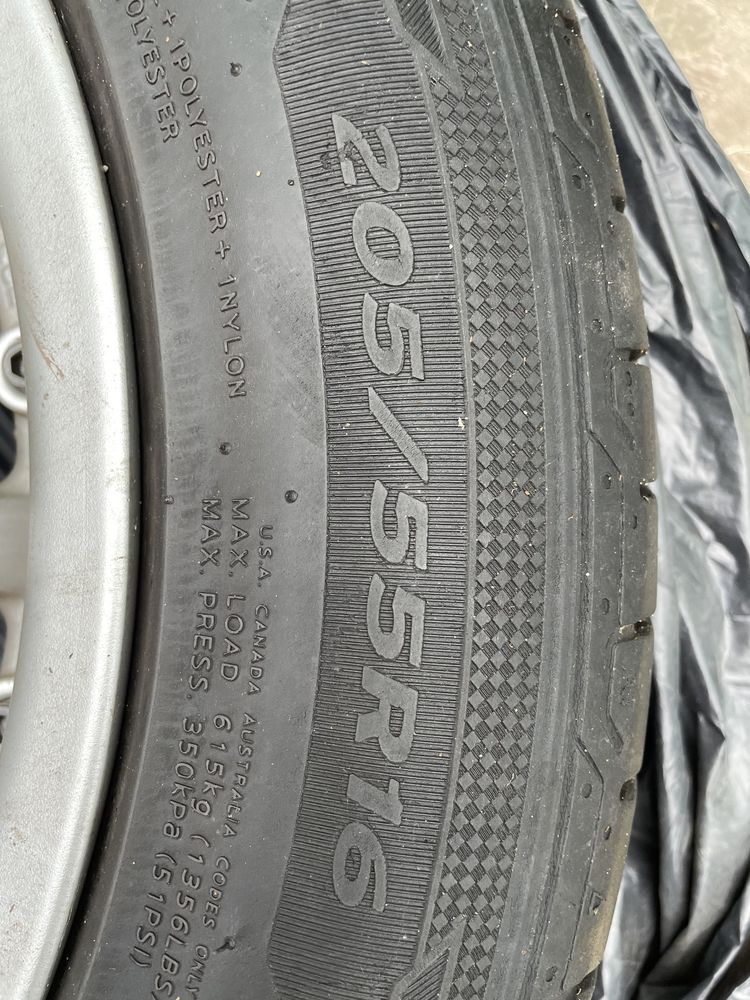 Jante Golf 5 cu cauciucuri de vara Hankook