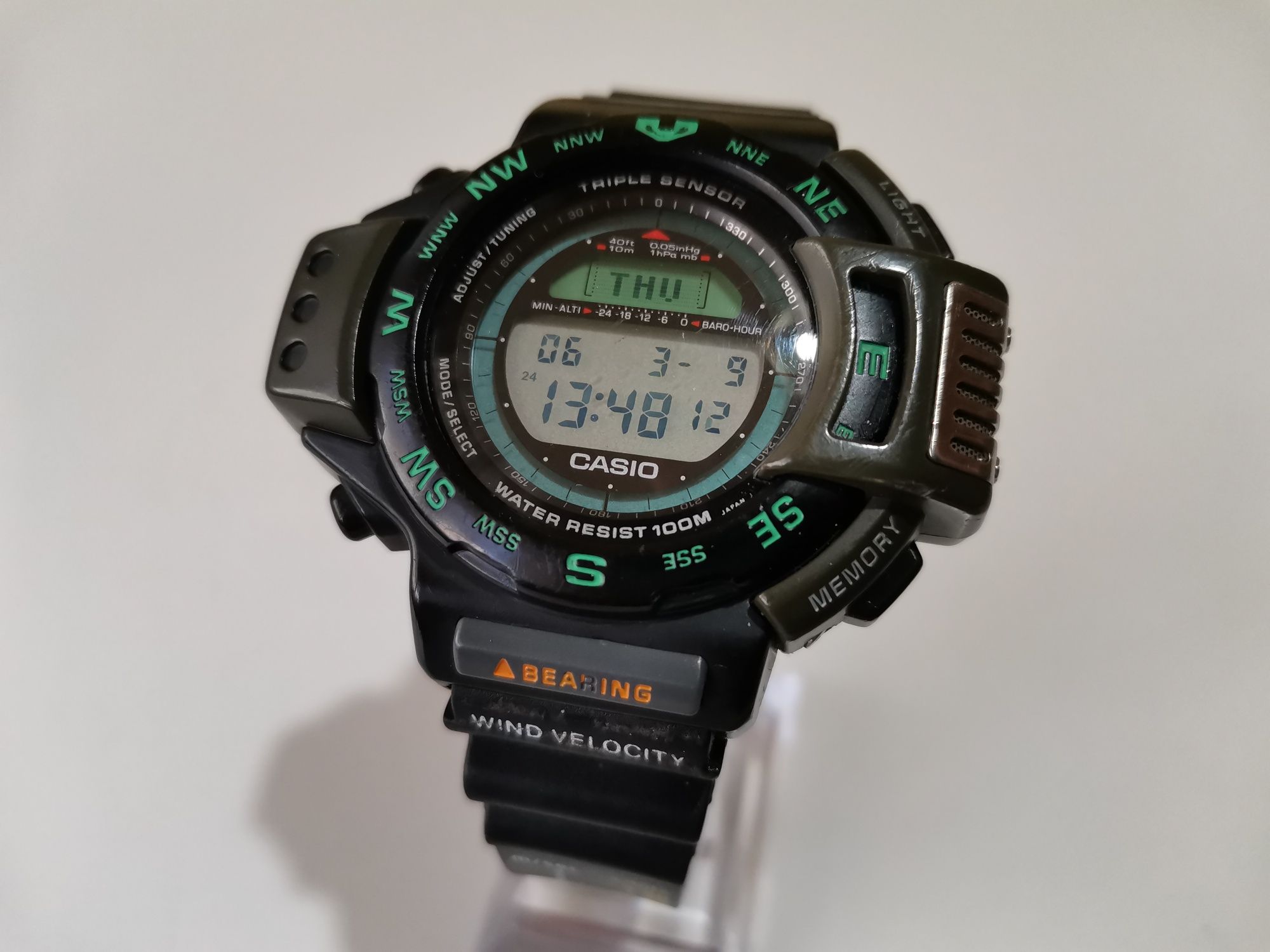 Ceas Casio Pro Trek 1170 ATC 1000 LCD ,Barometru , Altimetru , Busola