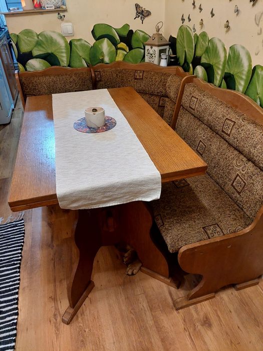 Set masa cu coltar bucatarie