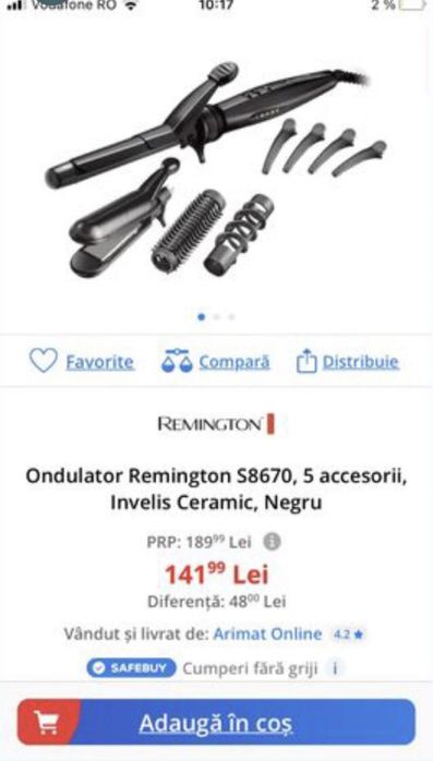 Ondulator multifuncțional Remington