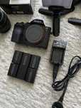 Sony A7s Mirrorless Body, Canon 50mm f1.4, Sony HVL-F20M