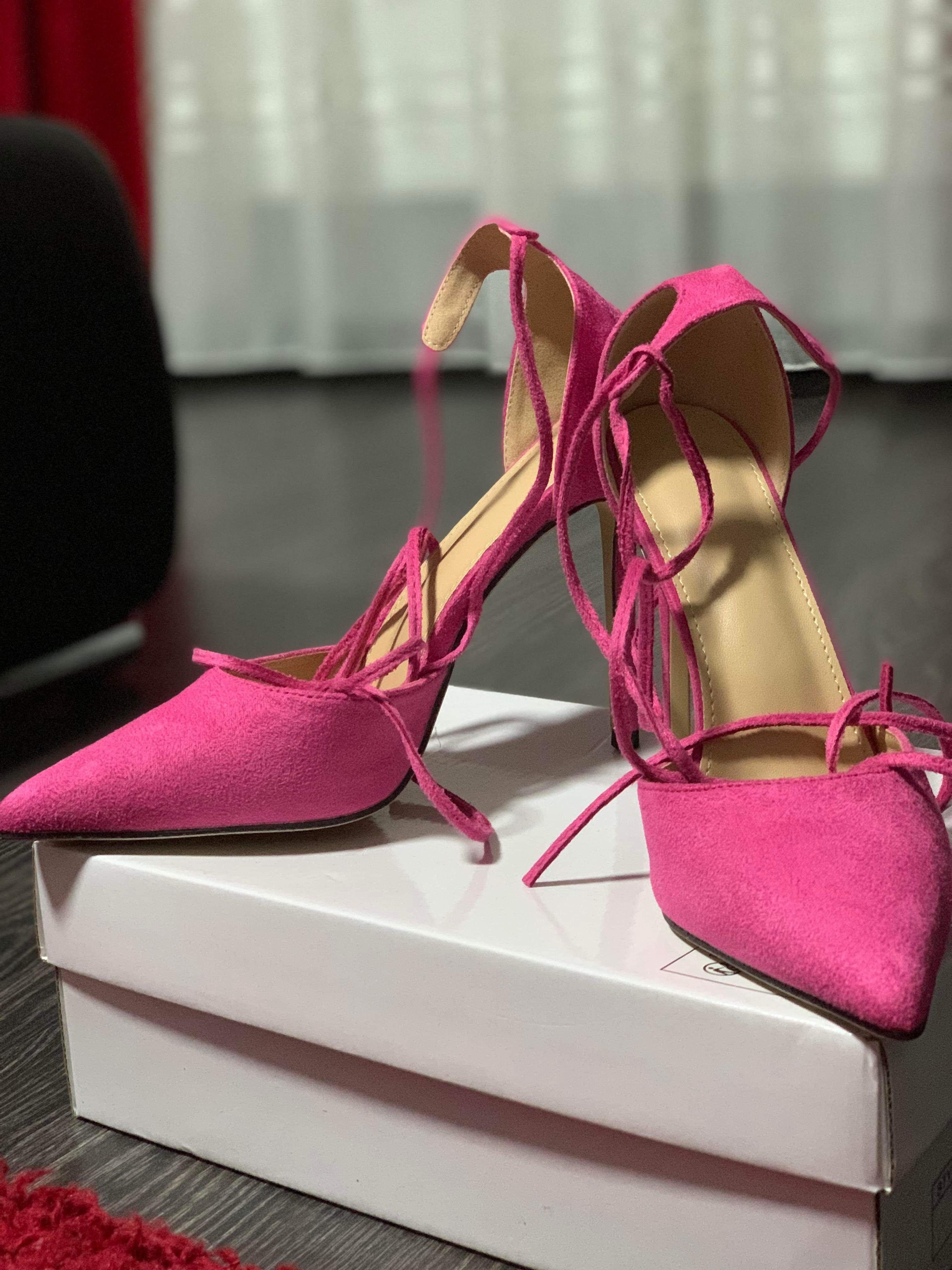 Pantofi roz dama