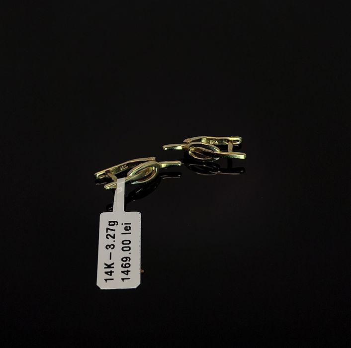 Bijuteria Royal cercei din aur 14k 3.27 gr