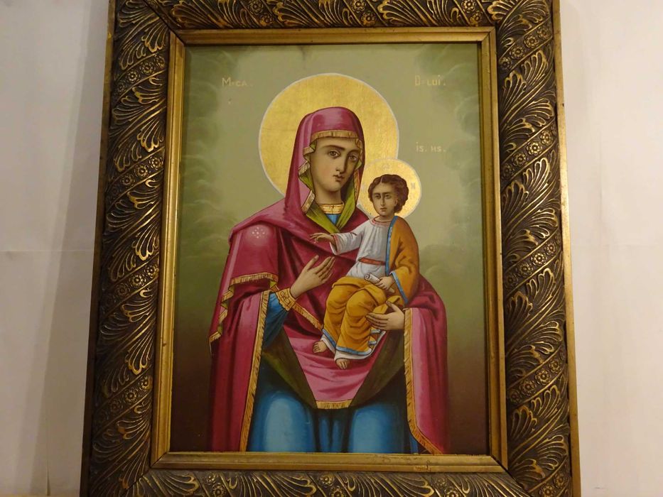 Icoana pe lemn, “Maica Domnului cu Pruncul - Calauzitoarea”