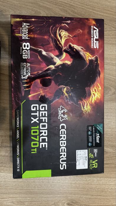 Geforce GTX 1070ti видеокарта nvidia