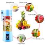 Mini Blender cu Baterie 1200 mAh și Lame Inox – 17.000 rpm