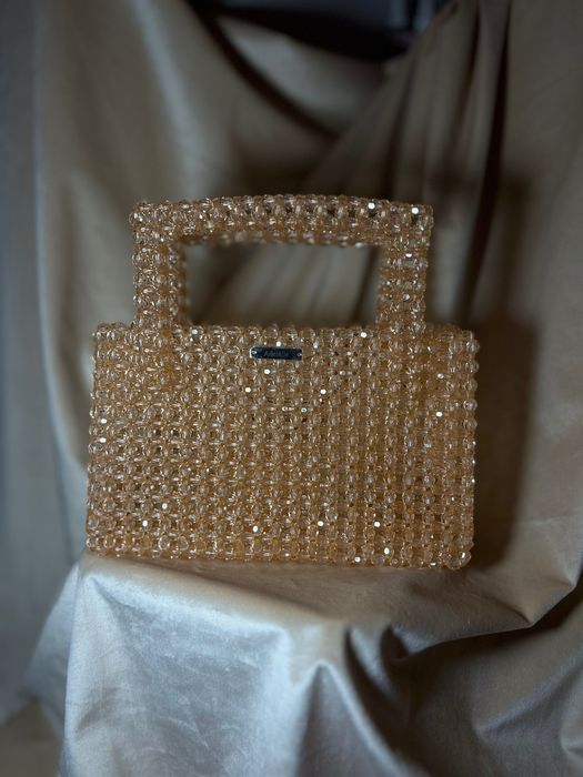 Handmade bag beaded