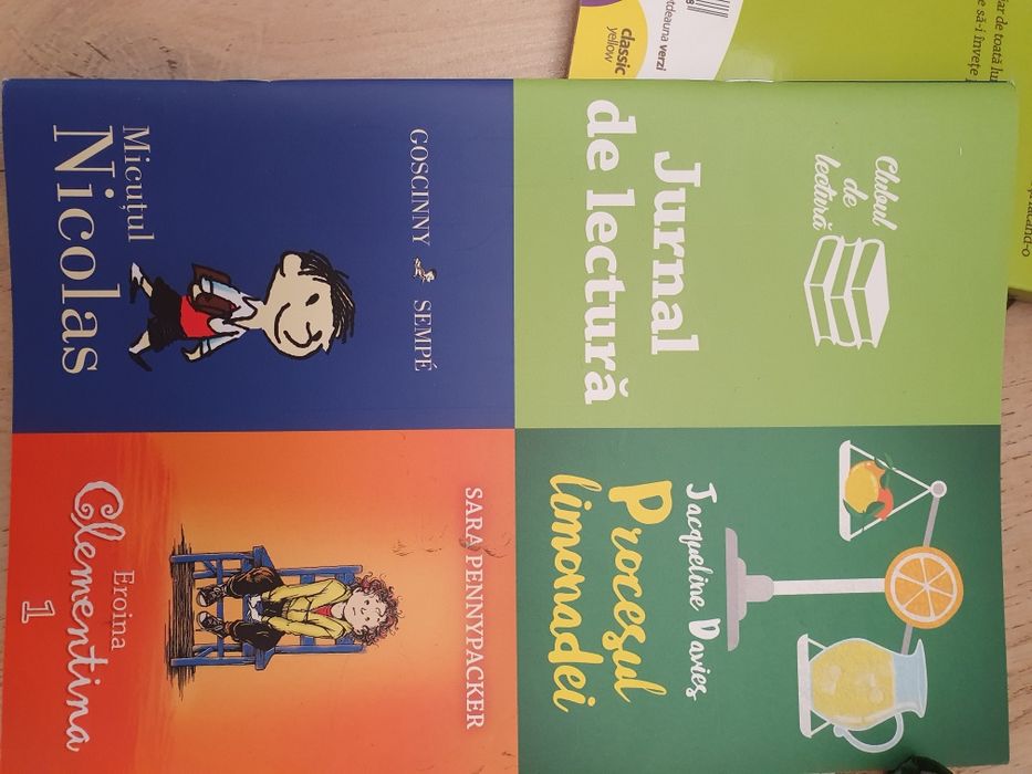 Set cărți: Procesul limonadei, Eroina Clementina plus Jurnal de lectur